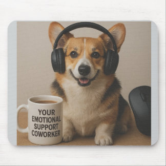 Corgi Puppy Emotionele Ondersteuning Muismat