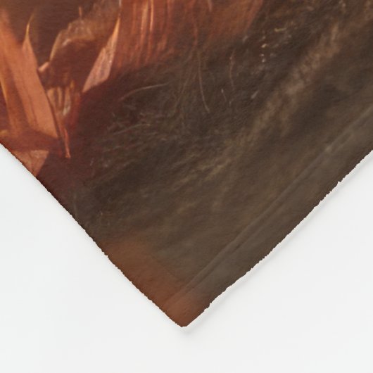 Corgi Puppy Herfst Delight Pompoen Fleece Deken (Hoek)