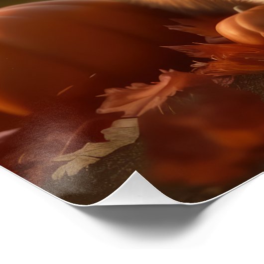 Corgi Puppy Herfst Delight Pompoen Perfect Poster (Hoek)