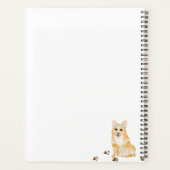 Corgi puppy Hondenliefde Bruiloft Planner (Achterkant)
