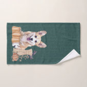 Corgi Puppy in het najaar Bad Handdoek (Handdoek)