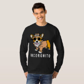 Corgi Puppy Incognito Dog T-shirt (Voorkant volledig)