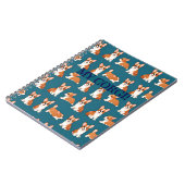 Corgi Puppy Notebook Journal Notitieboek (Linkerzijde)