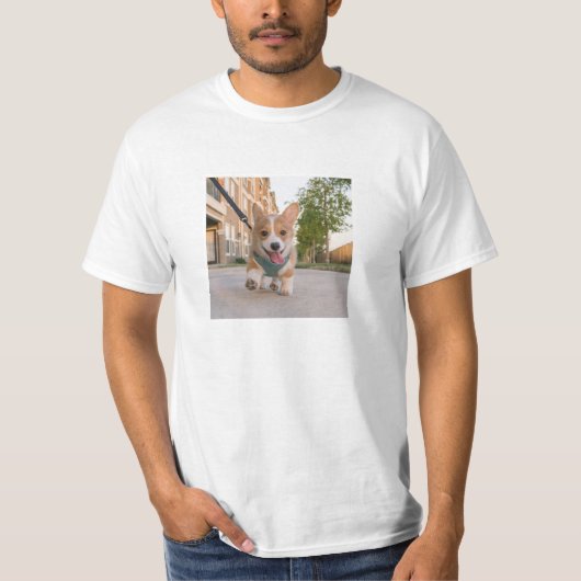 corgi puppy shirt (Voorkant)