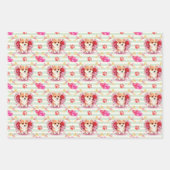 Corgi Puppy Valentijnsdag Wrapping Paper (Voorkant 2)