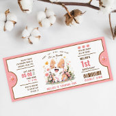 Corgi Puppy Verjaardag Ticket Uitnodiging | Schatt