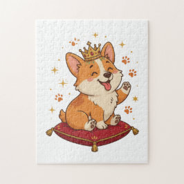 Corgi-puzzel Cute Royal Corgi King-liefhebber Cade Legpuzzel