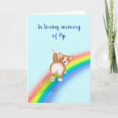 Corgi Rainbow Bridge-sympathiekaart Kaart (Voorkant)