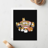 Corgi Ramen Sushi Notitiekaartje (Voorkant / Achterkant in situ)