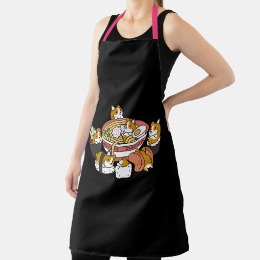 Corgi Ramen Sushi Schort (Insitu)