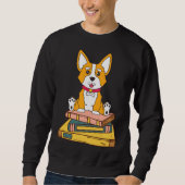 Corgi Reading Trui (Voorkant)