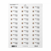 Corgi Retouradreslabel Etiket (Full Sheet)