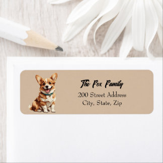 Corgi Retouradreslabel Etiket