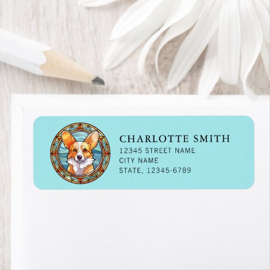 Corgi Retouradreslabel Etiket (Insitu)