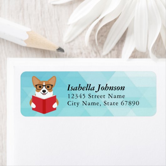 Corgi retouradreslabels etiket (Insitu)