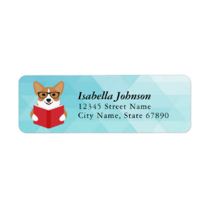 Corgi retouradreslabels etiket