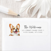 Corgi Retouradreslabels Etiket (Insitu)