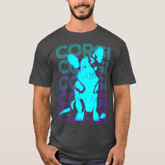 Corgi Retro Gift T-shirt