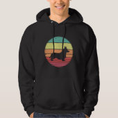 Corgi  Retro Sunset Hoodie (Voorkant)