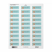 Corgi Return Address Label (Full Sheet)