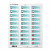 Corgi Return Address Labels (Full Sheet)