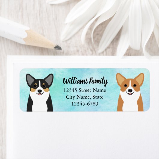 Corgi Return Address Labels (Insitu)