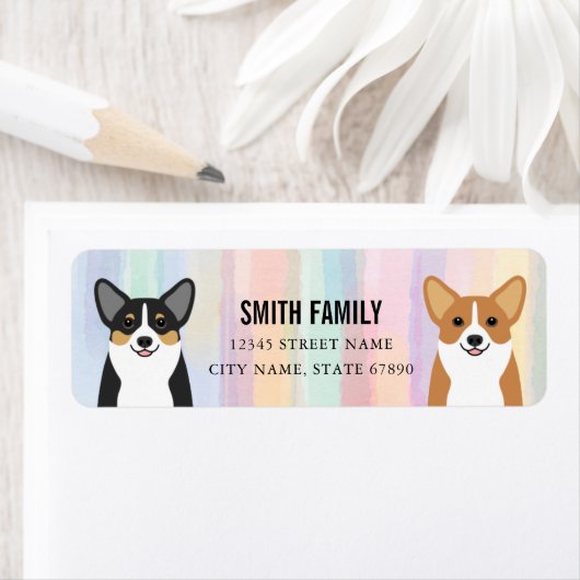 Corgi Return Address Labels (Insitu)