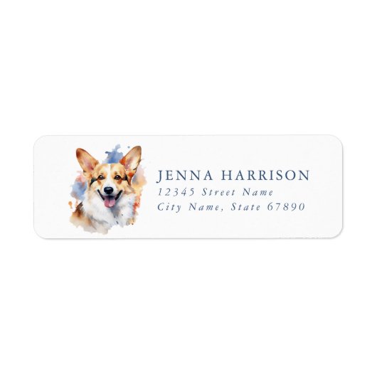 Corgi Return Address Labels (Voorkant)