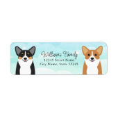 Corgi Return Address Labels (Voorkant)