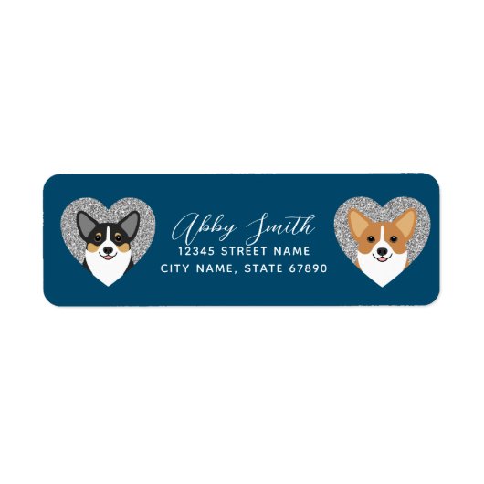 Corgi Return Address Labels (Voorkant)