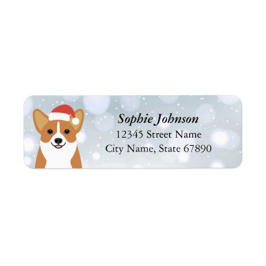 Corgi Return Address Labels (Voorkant)