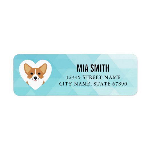 Corgi Return Address Labels (Voorkant)