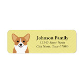 Corgi Return Address Labels (Voorkant)