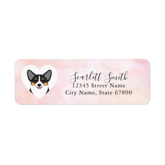 Corgi Return Address Labels (Voorkant)