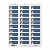 Corgi Return Address Labels (Full Sheet)