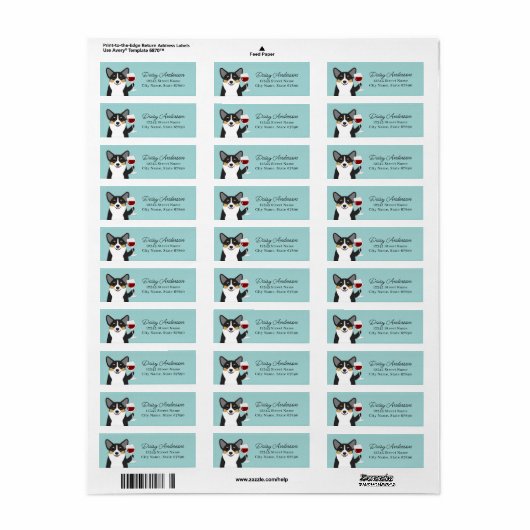 Corgi Return Address Labels (Full Sheet)