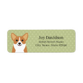 Corgi Return Address Labels (Voorkant)