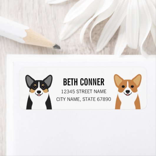 Corgi Return Address Labels (Insitu)