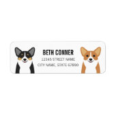 Corgi Return Address Labels (Voorkant)