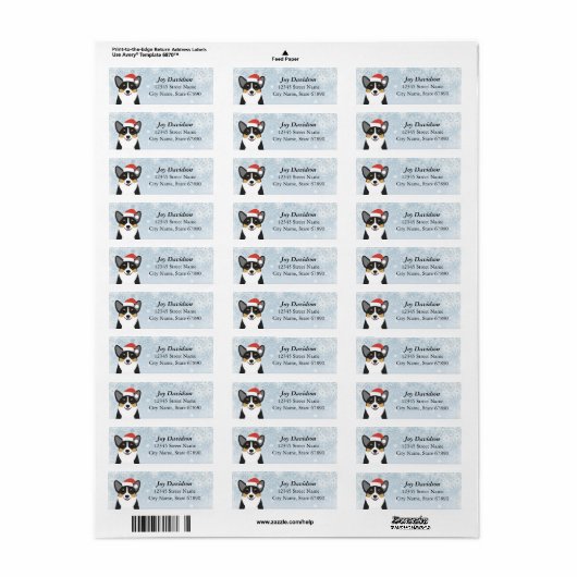 Corgi Return Address Labels (Full Sheet)