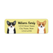 Corgi Return Address Labels (Voorkant)