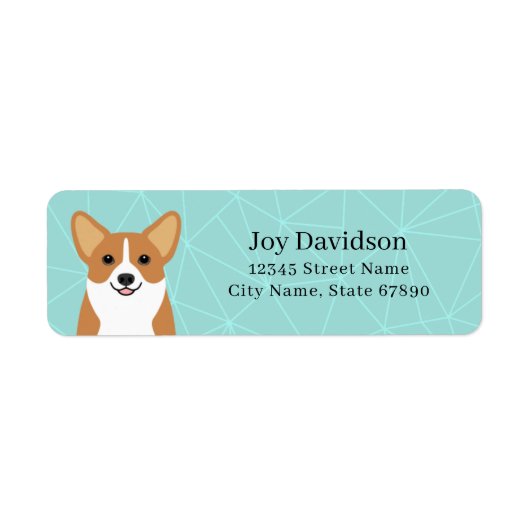 Corgi Return Address Labels (Voorkant)