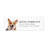Corgi Return Address Labels (Voorkant)