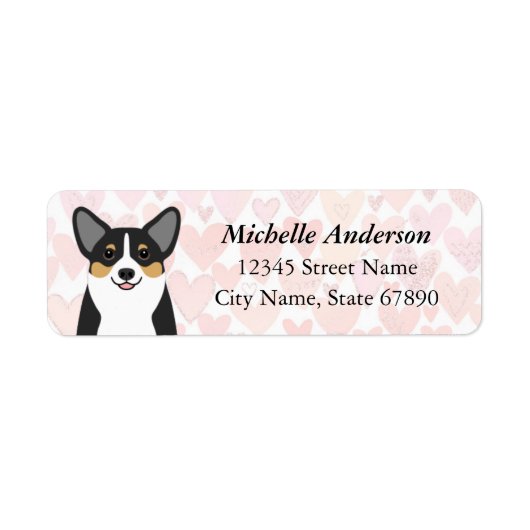 Corgi Return Address Labels (Voorkant)