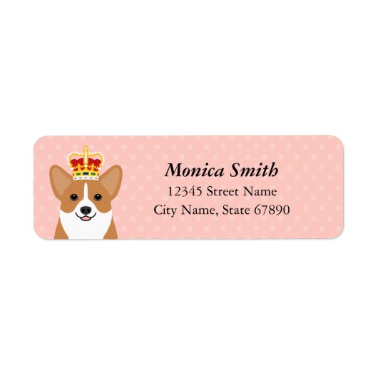 Corgi Return Address Labels (Voorkant)