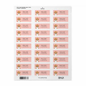Corgi Return Address Labels (Full Sheet)