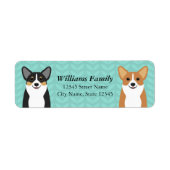 Corgi Return Address Labels (Voorkant)