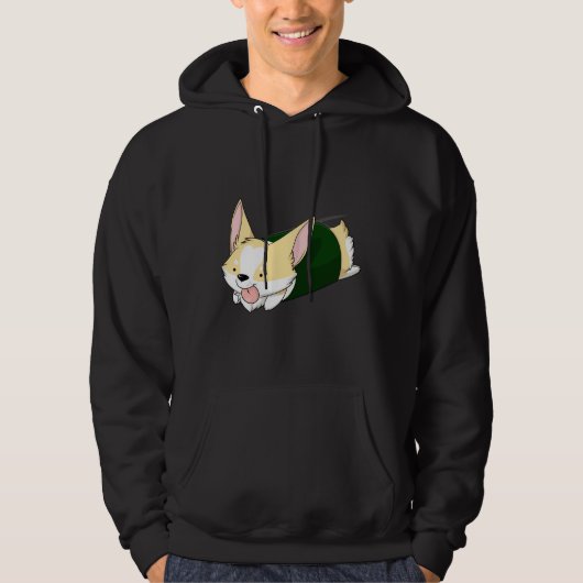 Corgi Roll Hoodie (Voorkant)