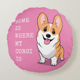 Corgi Rond Kussen