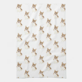 Corgi (rood) theedoek